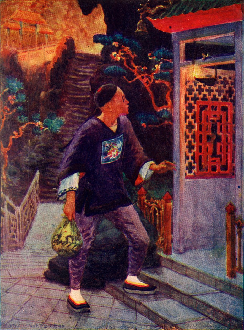 Aladino descubre la lámpara, c1930 de Unbekannt