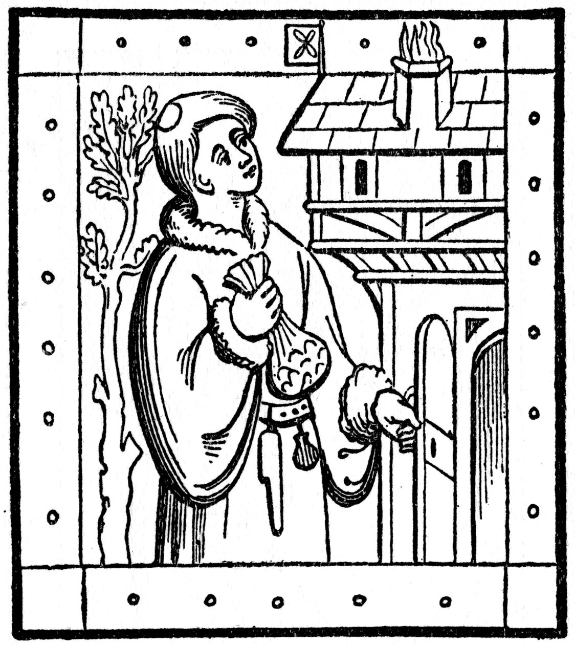 Alan Middleton, recaudador de rentas, siglo XV, 1910 de Unbekannt