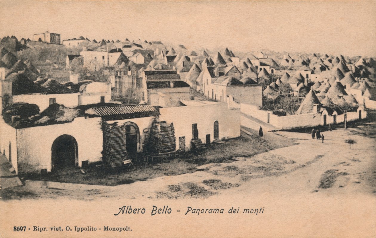 Albero Bello - Panorama de los Montes, c. 1910 de Unbekannt