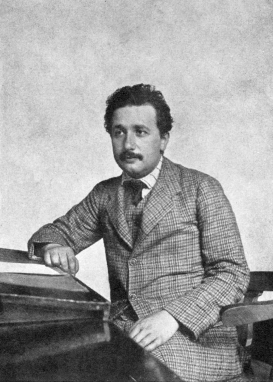 Albert Einstein 1879-1955, matemático y físico teórico germano-suizo, 1905 de Unbekannt