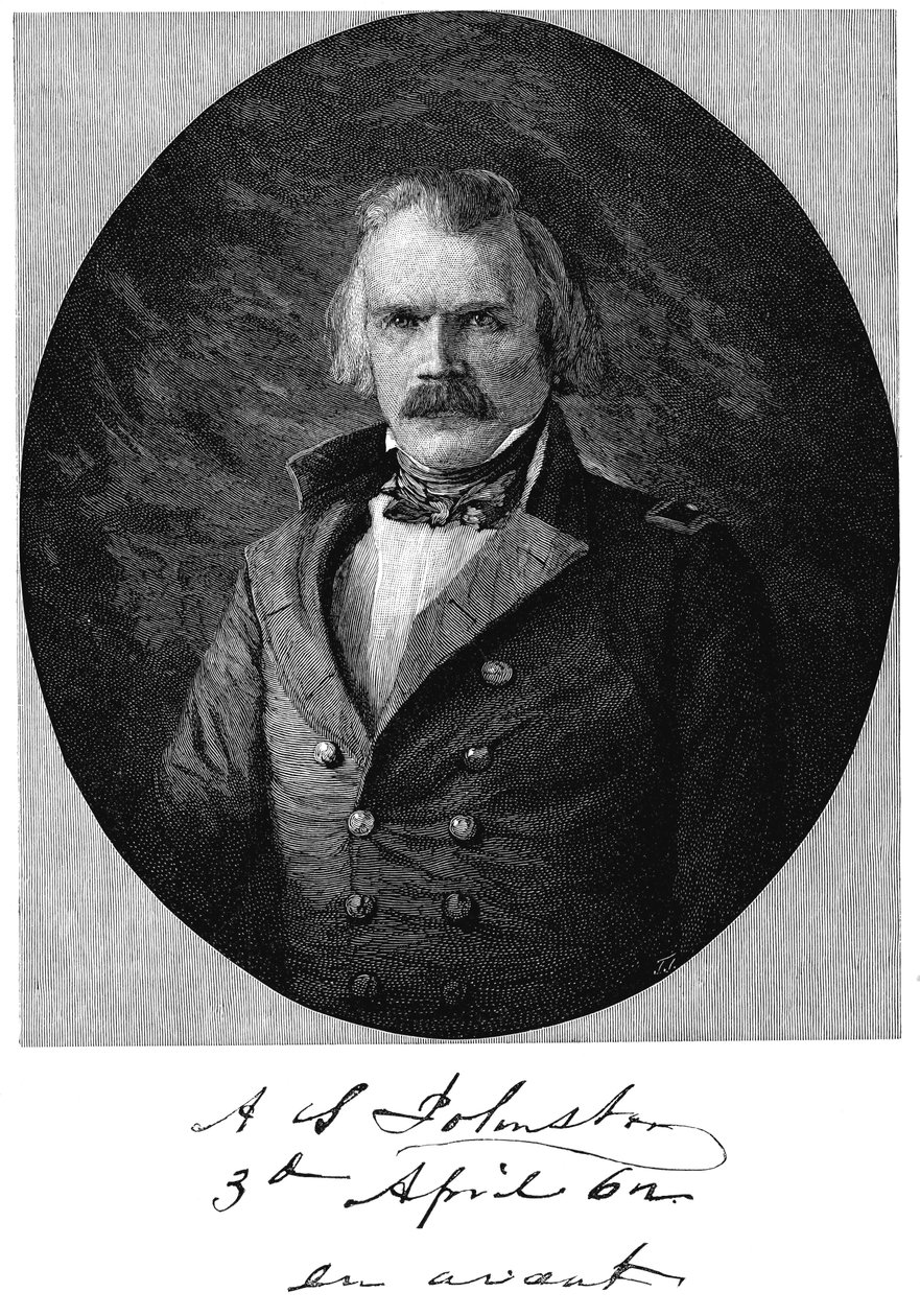 Albert Sidney Johnston, soldado estadounidense de Unbekannt