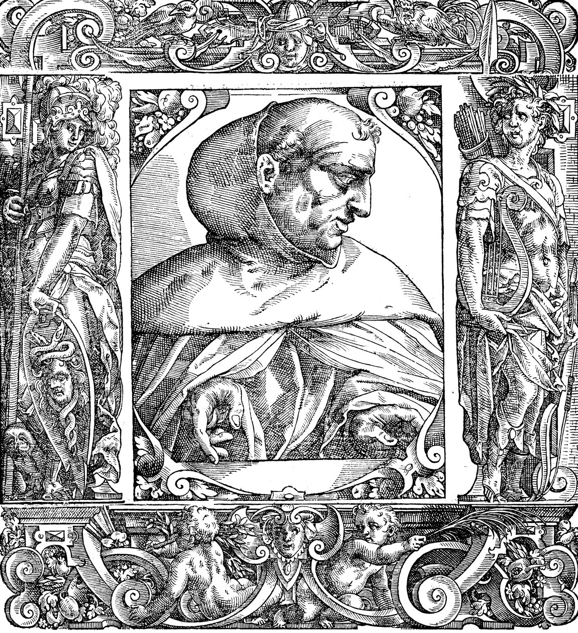 Albertus Magnus c1200-1280 fraile dominicano nacido en Alemania, siglo XVI de Unbekannt
