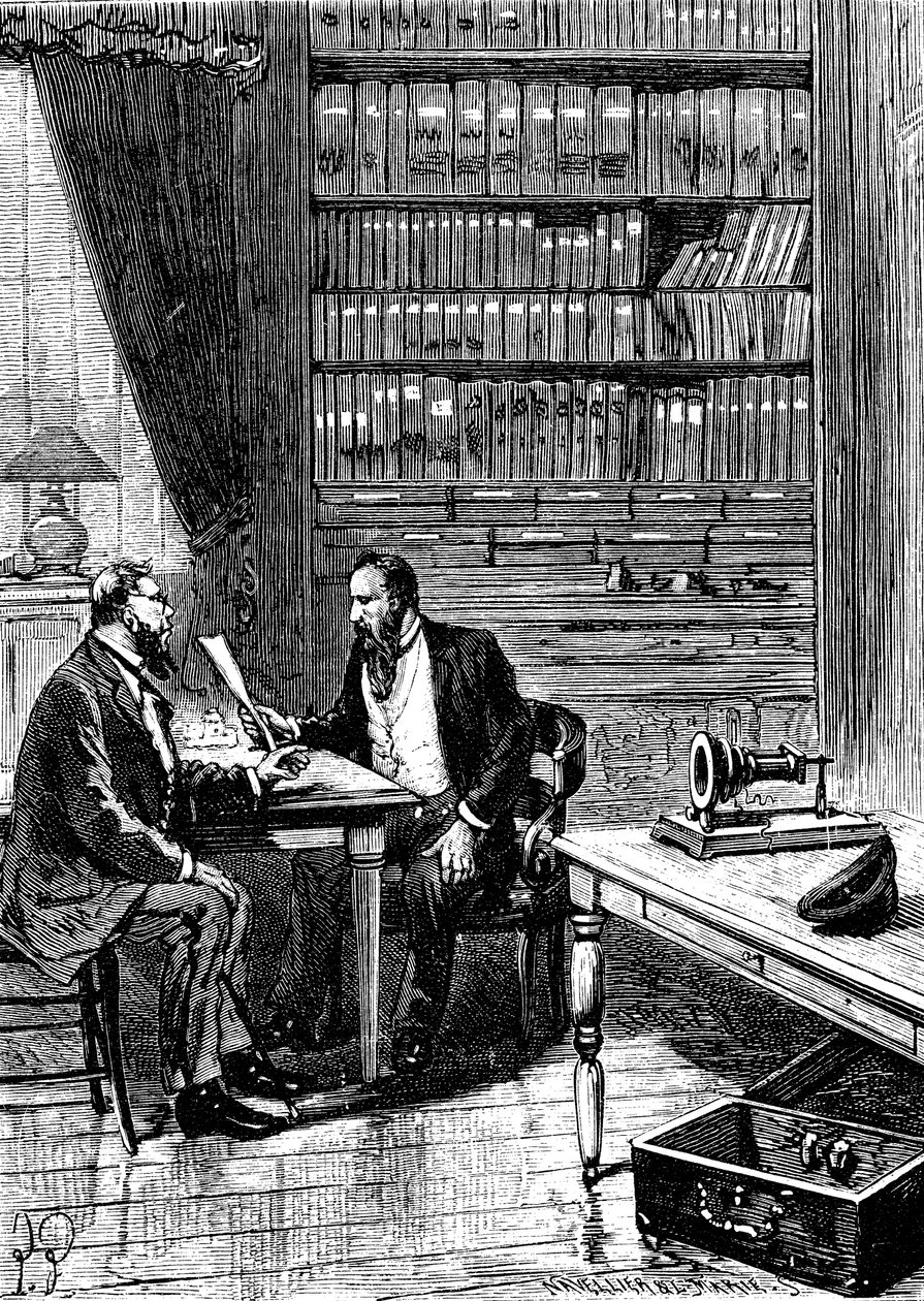 Alexander Graham Bell 1847-1922, inventor estadounidense de origen escocés, 1876 de Unbekannt