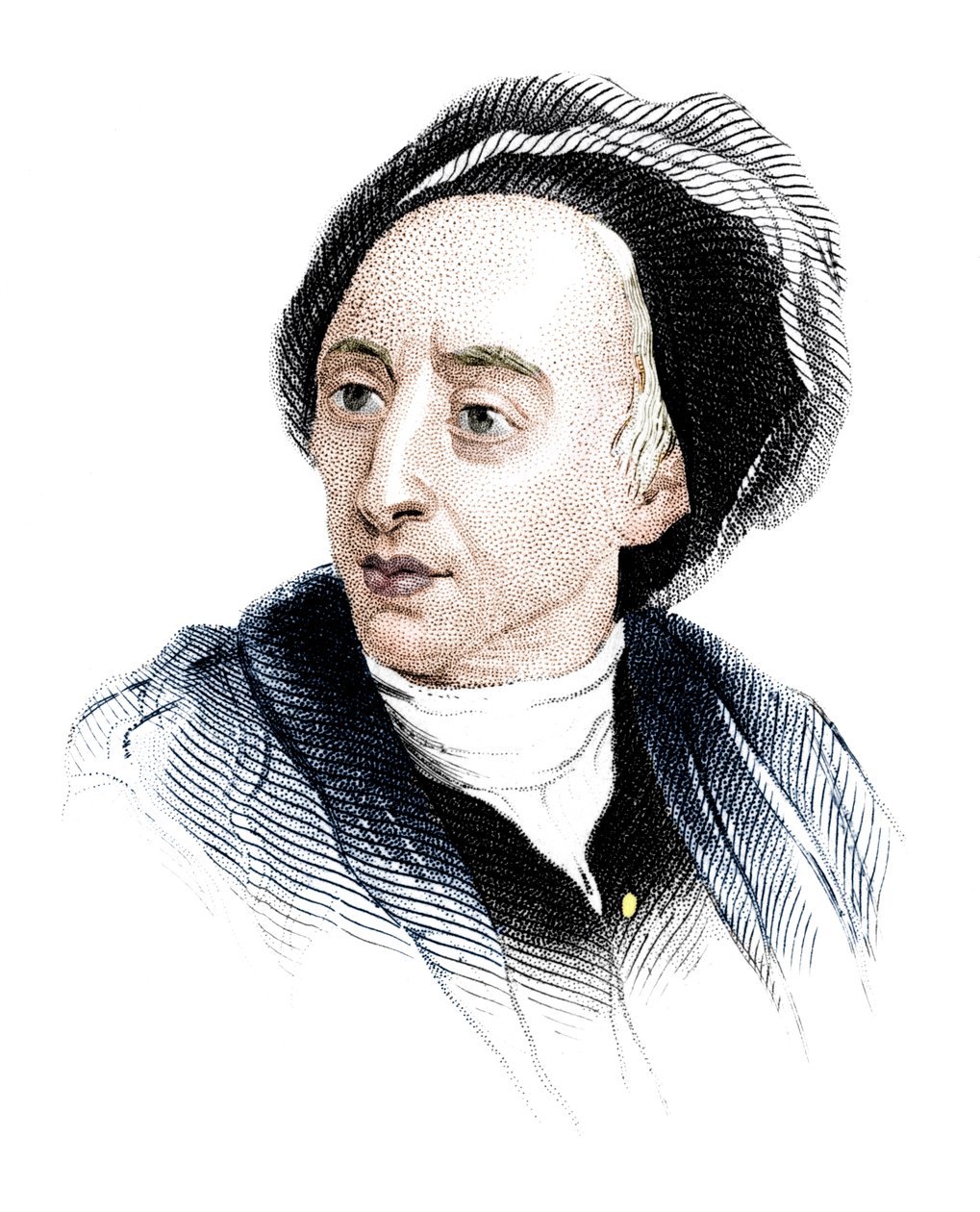 Alexander Pope, poeta inglés del siglo XVIII, c1850 de Unbekannt
