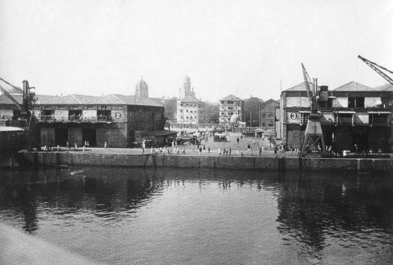Muelle Alexandra, Bombay, India, 1917 de Unbekannt
