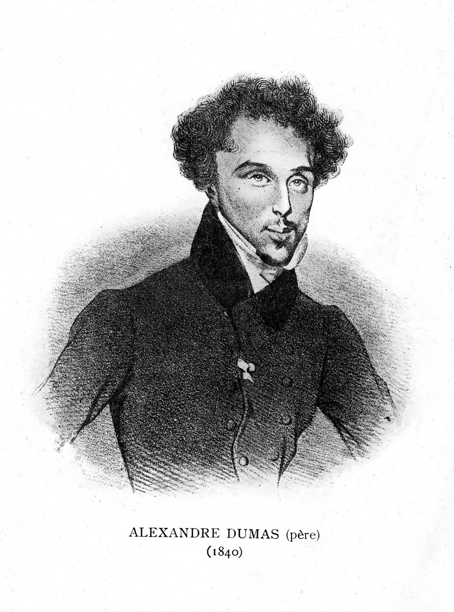 Alexandre Dumas el Viejo, novelista y dramaturgo francés de Unbekannt