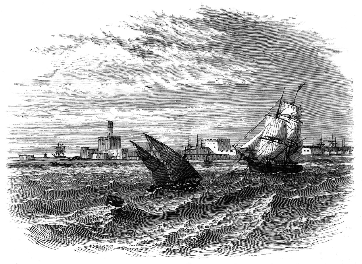 Alejandría desde el mar, Egipto, c1890 de Unbekannt