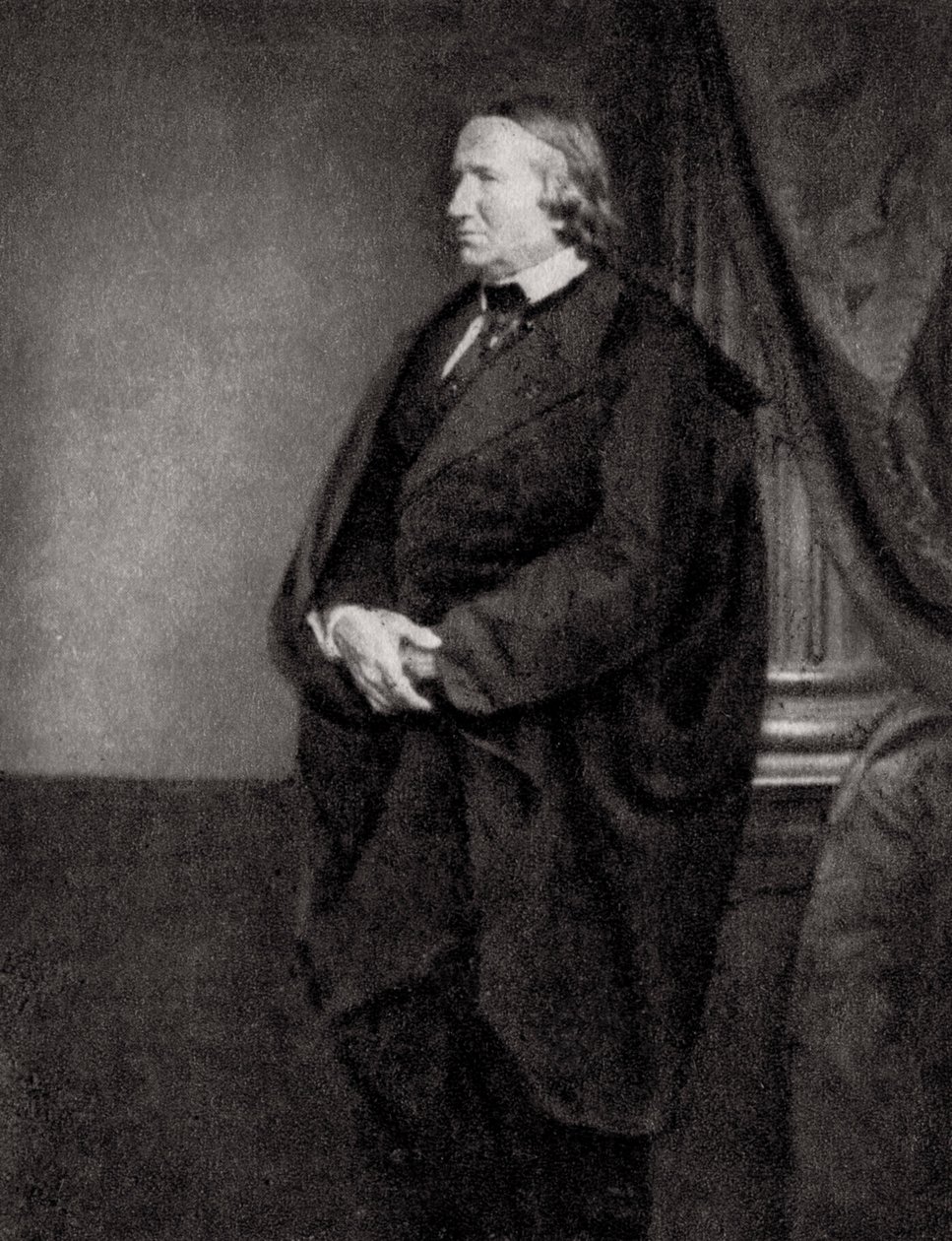 Alfred de Vigny, poeta, dramaturgo y novelista francés, 1862 de Unbekannt