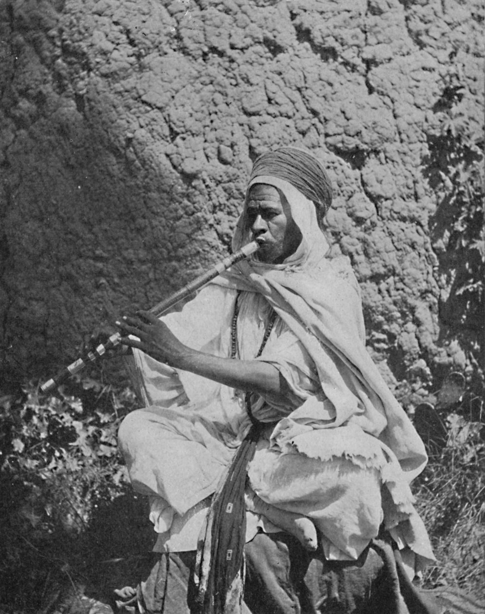 Flautista nativo argelino, 1912 de Unbekannt