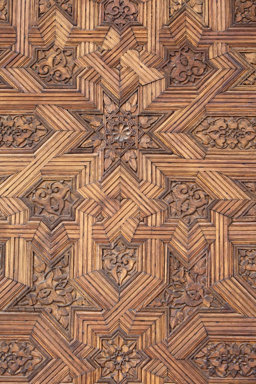 Alhambra - Puerta en los Palacios Nazaríes, Granada, España de Unbekannt