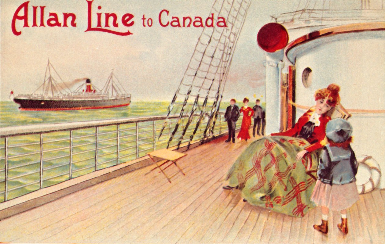 Línea Allan a Canadá, c1900 de Unbekannt