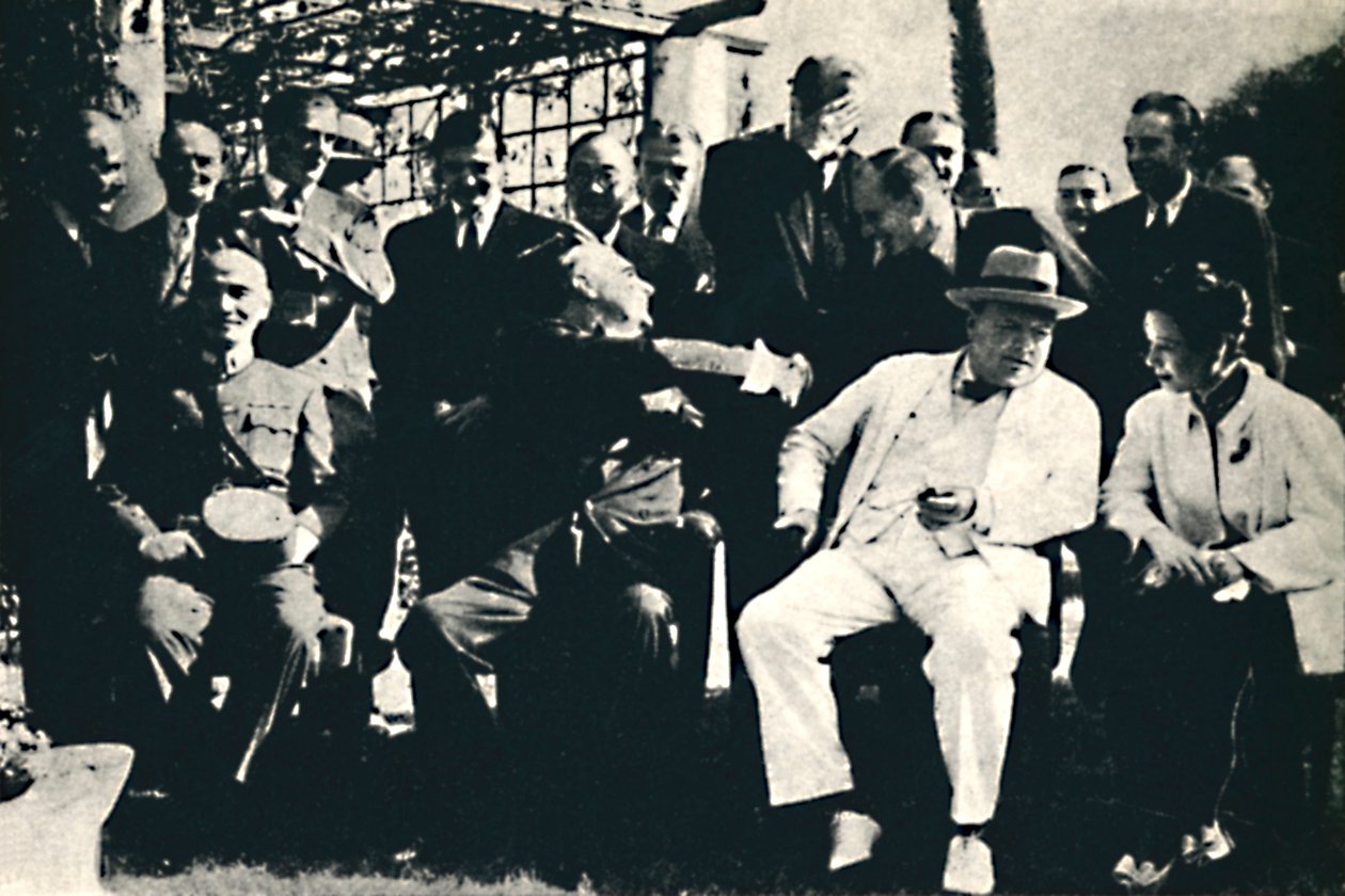 Líderes aliados se reúnen en El Cairo, noviembre de 1943 de Unbekannt
