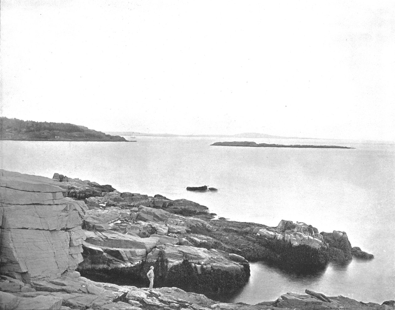 A lo largo de la costa, Bar Harbor, Maine, EE.UU., c. 1900 de Unbekannt
