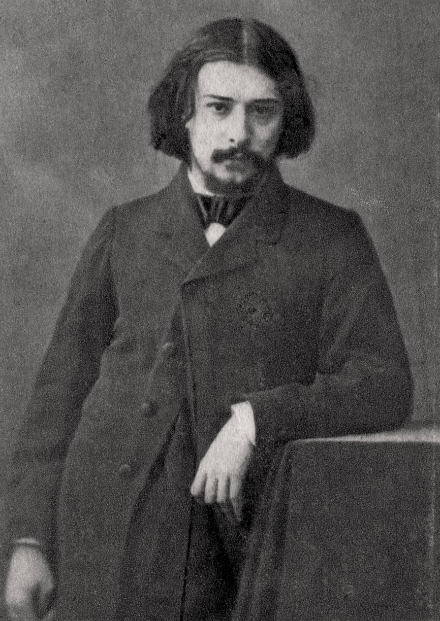 Alphonse Daudet, novelista francés, 1869 de Unbekannt
