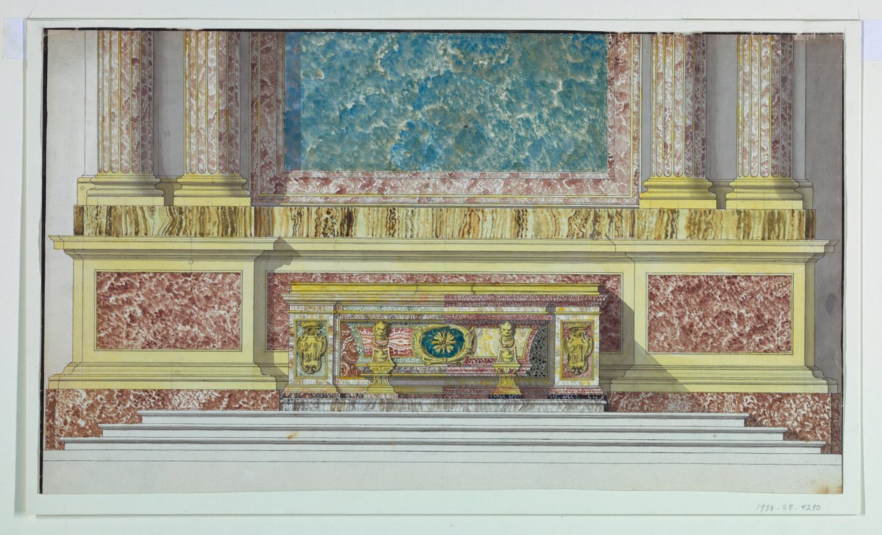 Altar Mensa para la Capilla Borghese, Santa Maria Maggiore, Roma de Unbekannt