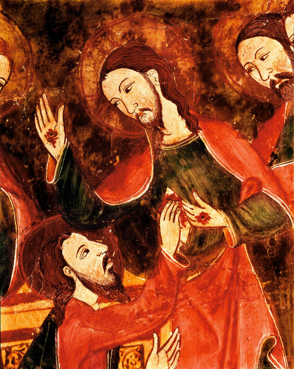 Retablo del altar de Santo Tomás, temple sobre madera de Unbekannt