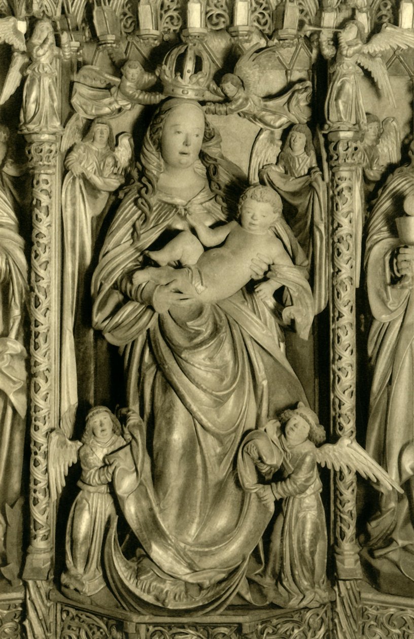 Retablo, iglesia parroquial de Hallstatt, Hallstatt, Alta Austria, c1935 de Unbekannt
