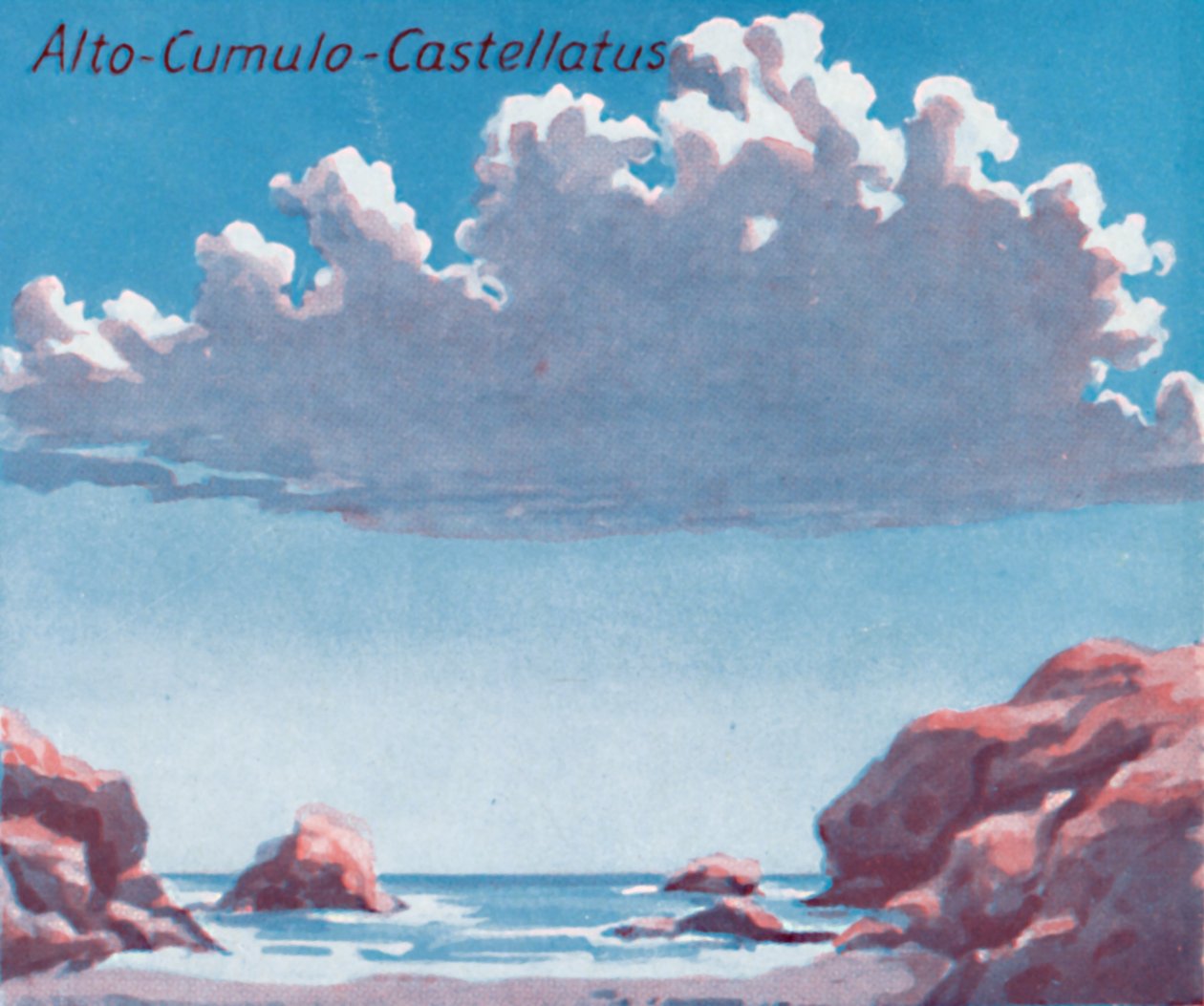 Alto-Cumulo-Castellatus - Una Docena de las Principales Formas de Nubes en el Cielo de Unbekannt