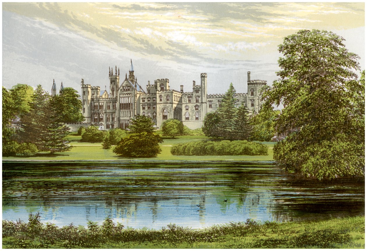 Alton Towers, Staffordshire, hogar del Conde de Shrewsbury, c1880 de Unbekannt