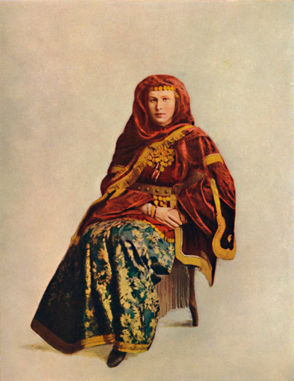 Una mujer armenia del Cáucaso, 1912 de Unbekannt