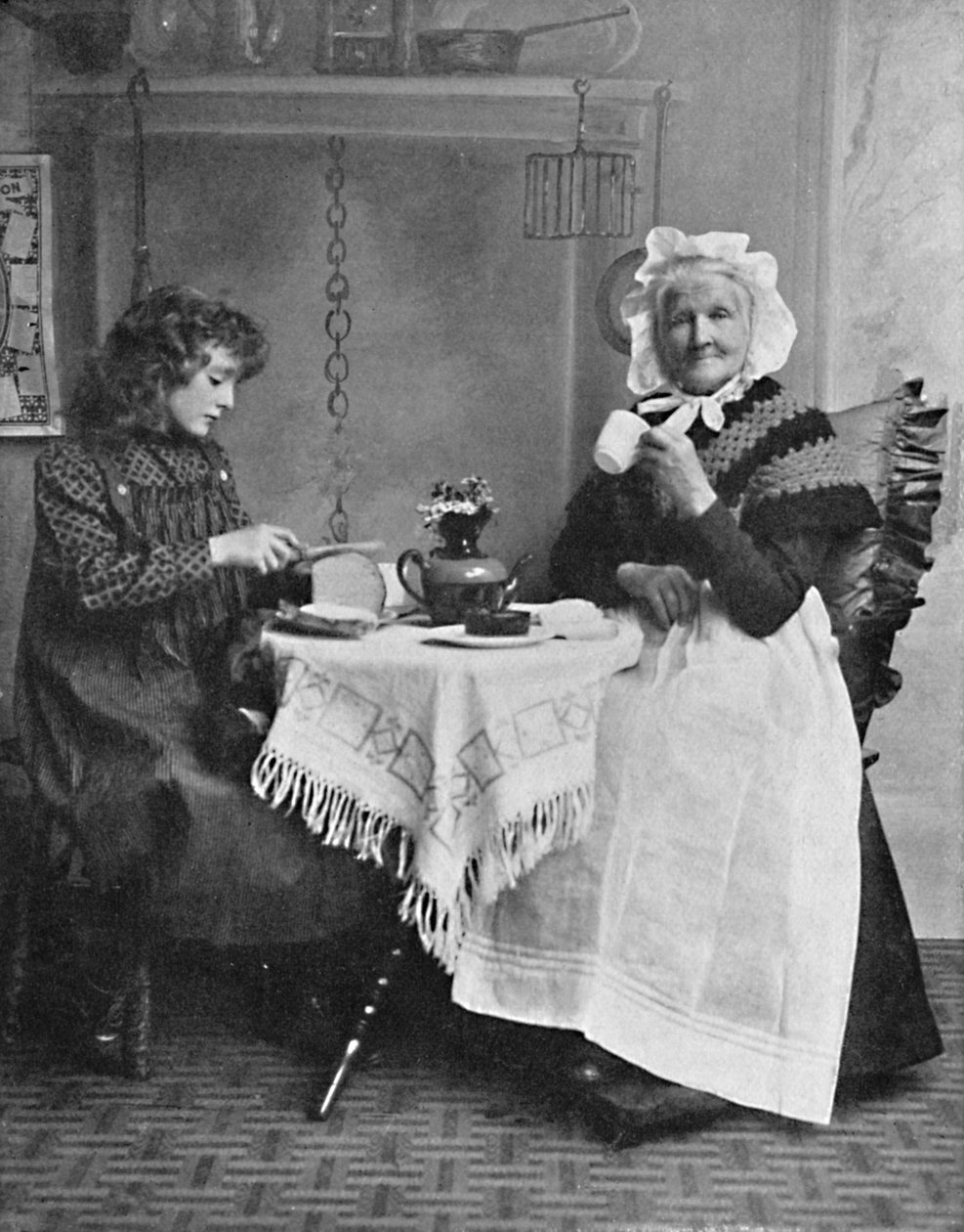 Escena de una cabaña inglesa, 1912 de Unbekannt