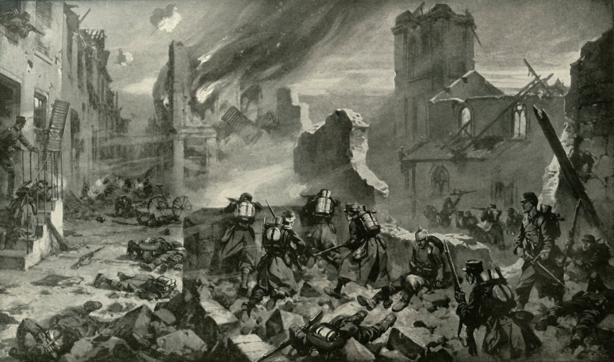 Un incidente en las batallas del Mosa, 1919 de Unbekannt