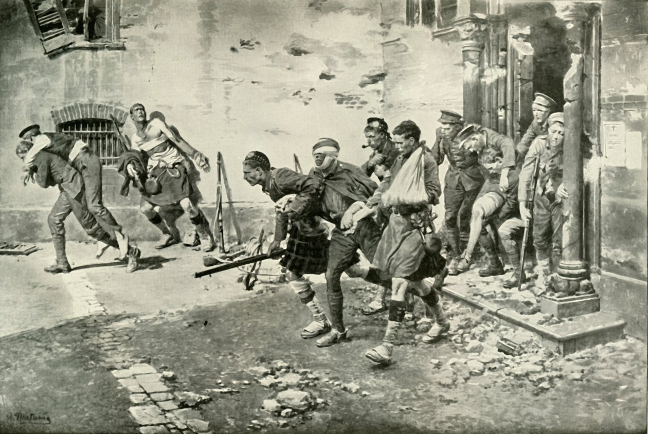 Un incidente en la retirada de Mons, 1919 de Unbekannt