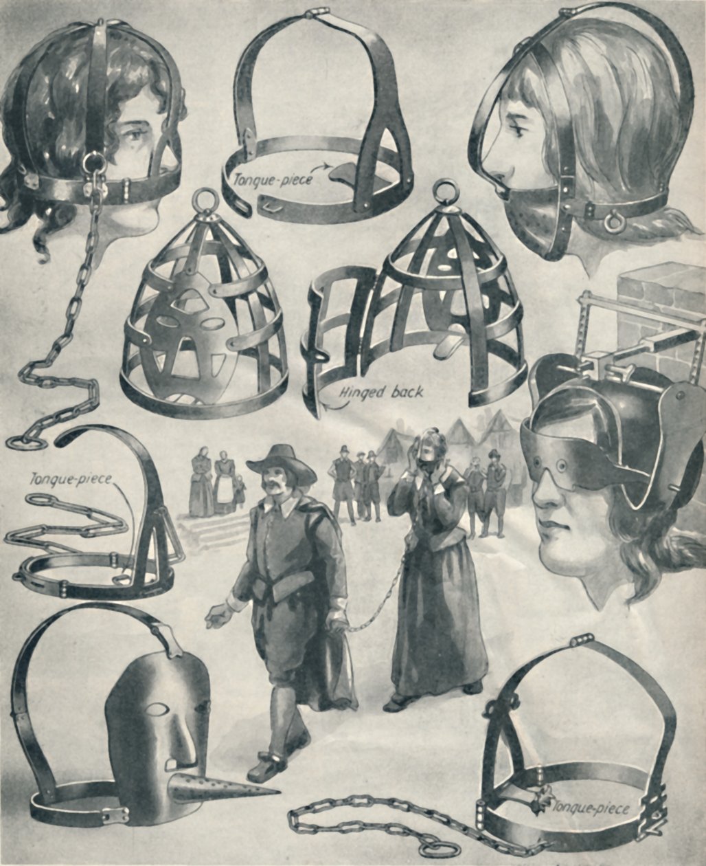 Un freno de hierro para la lengua de una regañona, c. 1934 de Unbekannt