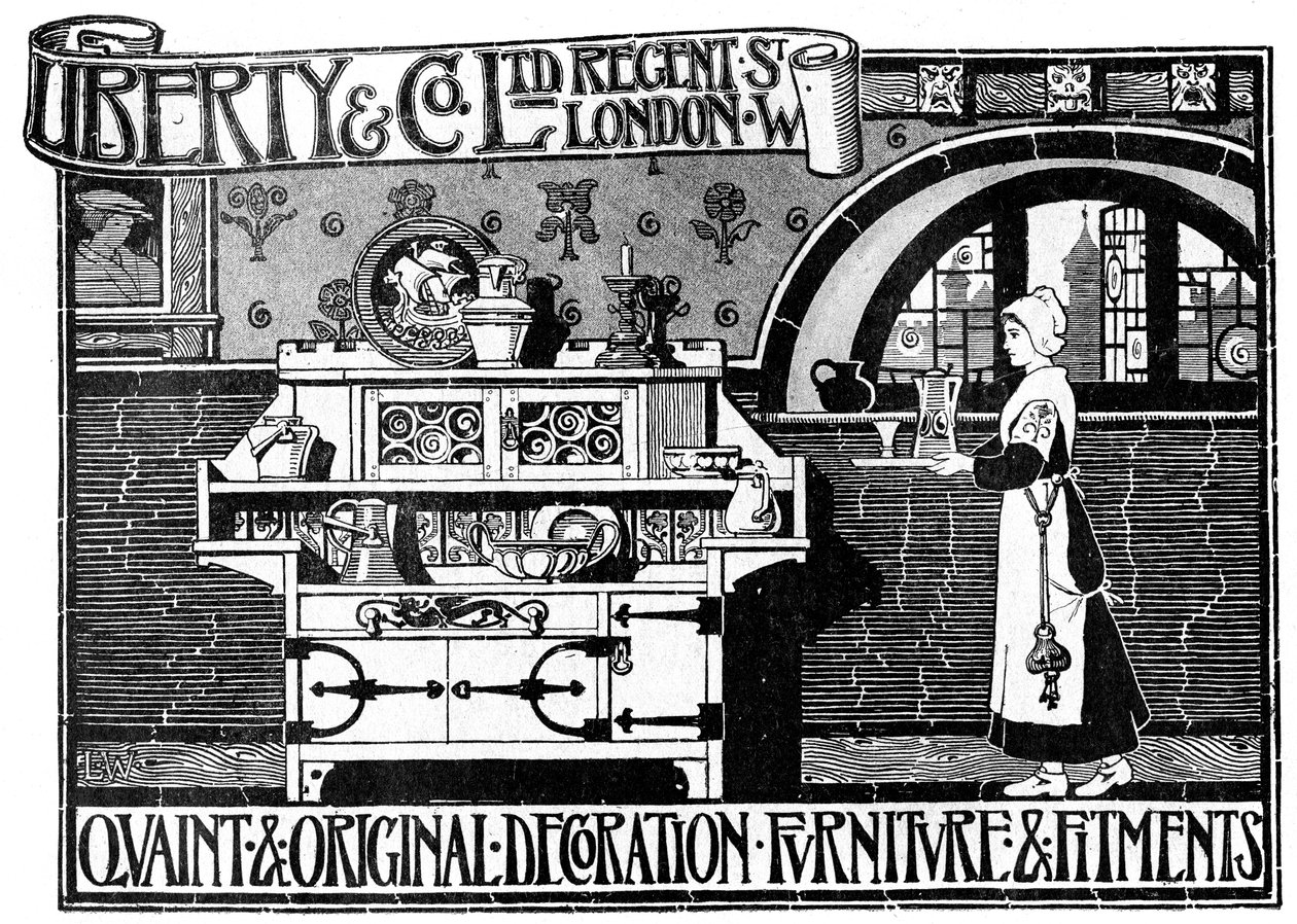 Un anuncio de Liberty and Co Ltd, 1898 de Unbekannt