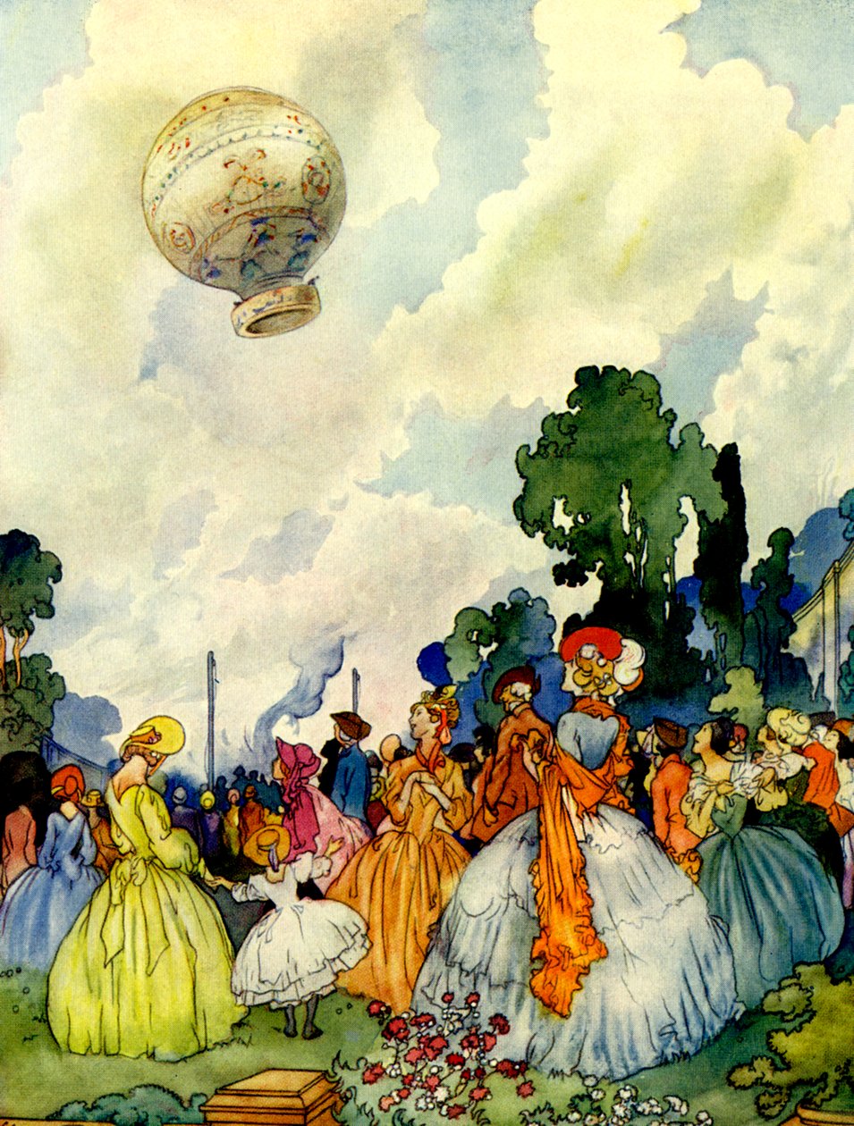 Un intento temprano de conquistar el aire, siglo XVIII, finales del siglo XIX de Unbekannt