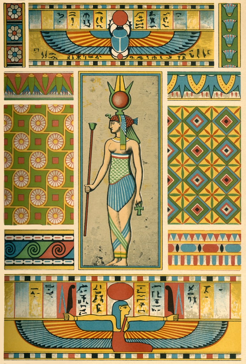 Decoración del antiguo Egipto, 1898 de Unbekannt