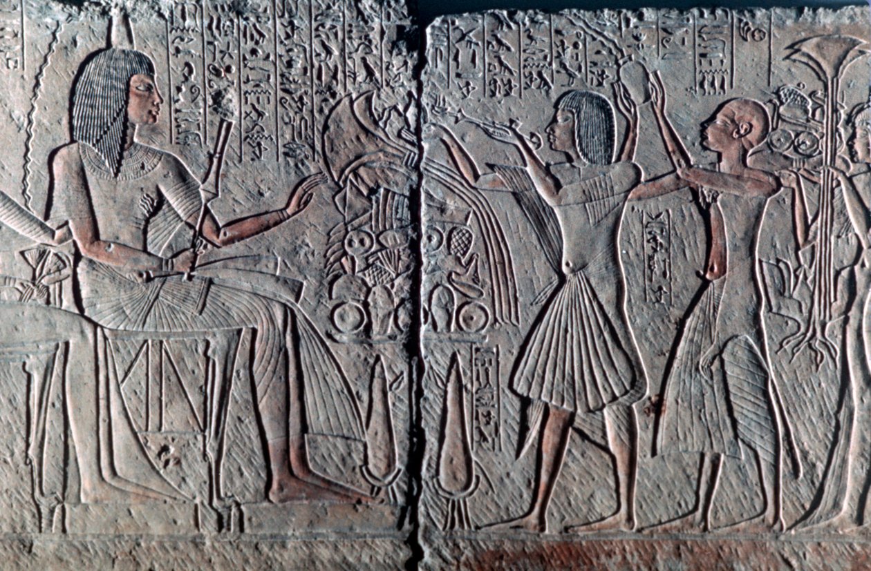 Relieve del Antiguo Egipto, c1300 a.C. de Unbekannt