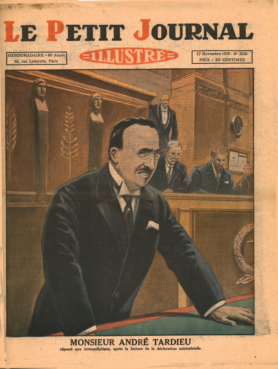 André Tardieu responde a preguntas, 1929 de Unbekannt