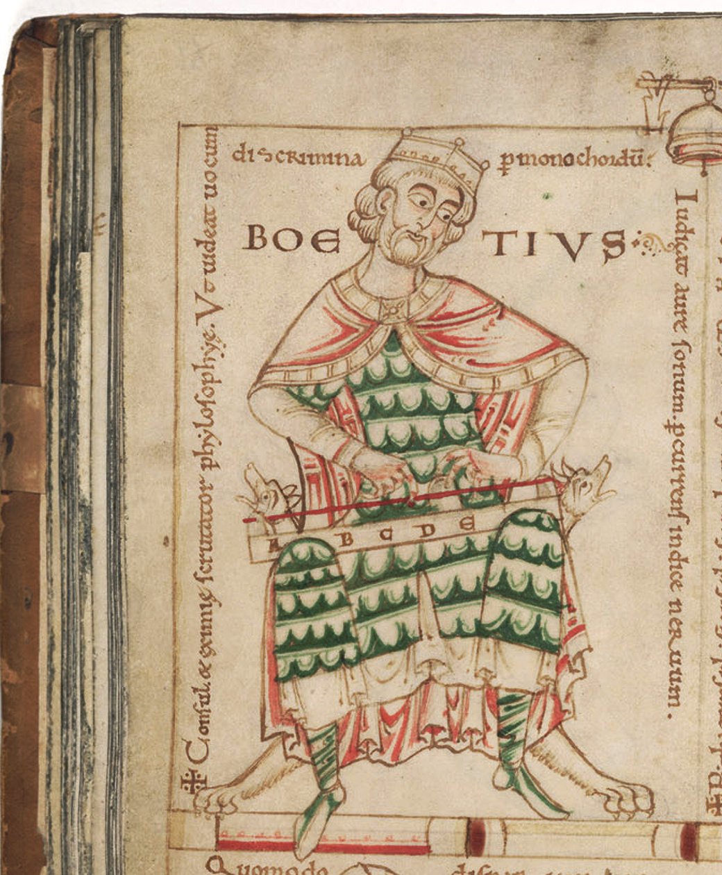 Anicio Manlio Severino Boecio De: De institutione musica por Boecio, siglo XII de Unbekannt