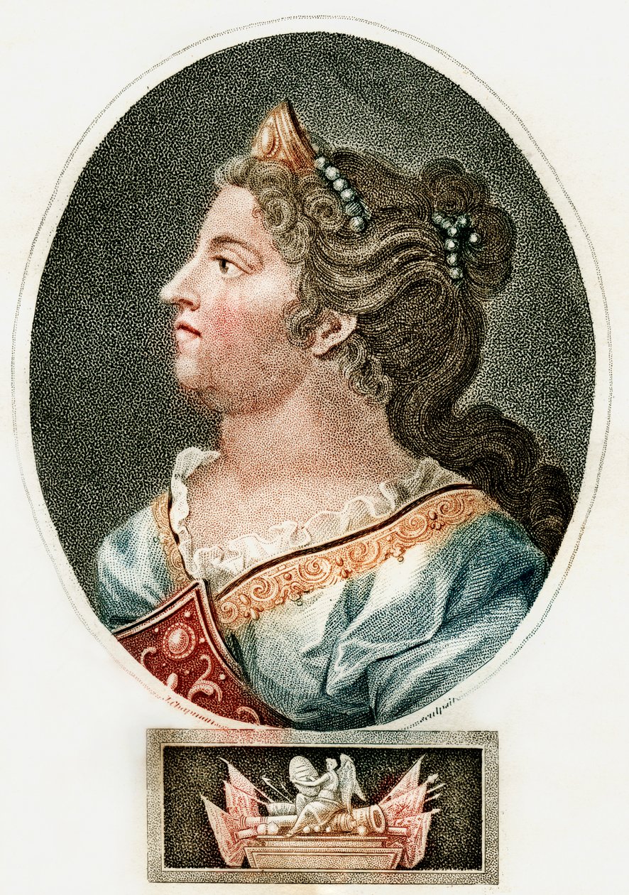 Ana, Reina de Gran Bretaña, c1796 de Unbekannt
