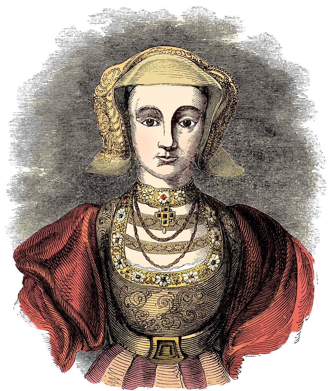Ana de Cleves 1515-1557, cuarta esposa de Enrique VIII de Inglaterra, siglo XIX de Unbekannt