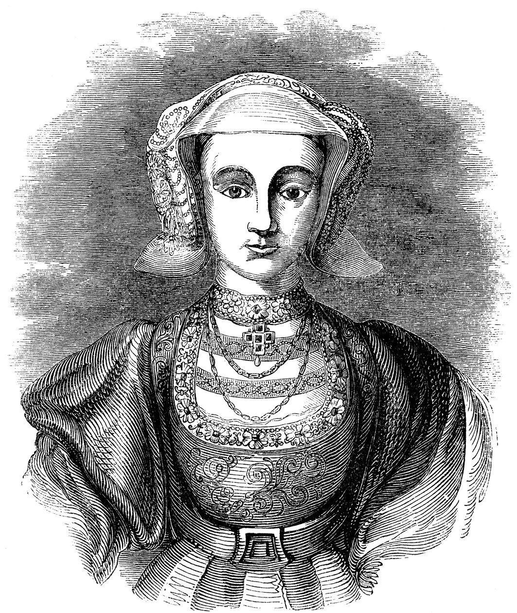 Ana de Cleves 1515-1557, cuarta esposa de Enrique VIII de Inglaterra, siglo XIX de Unbekannt