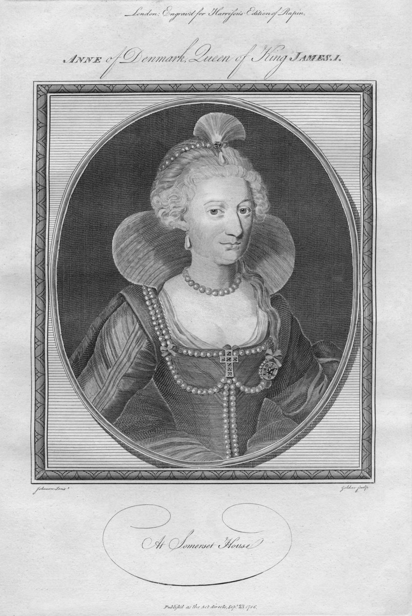 Ana de Dinamarca, Reina del Rey Jacobo I, 1786 de Unbekannt