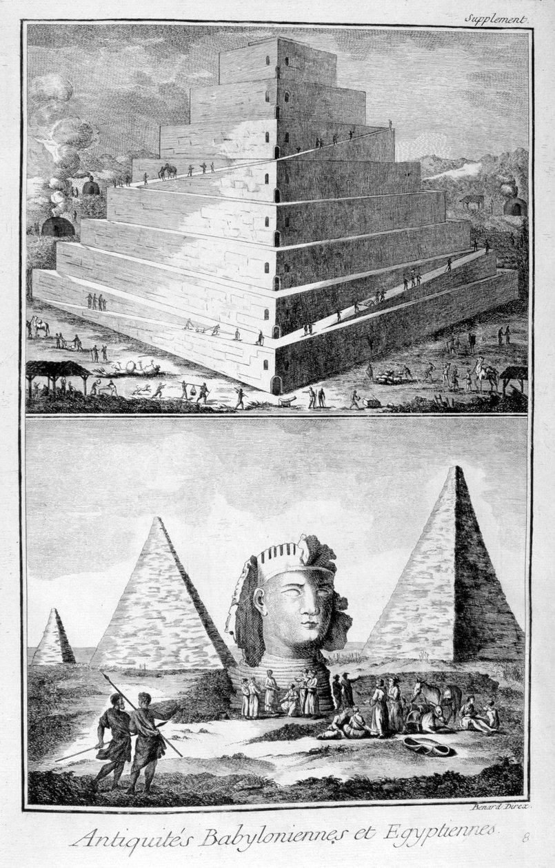 Antigüedades de Babilonia y Egipto, 1751-1777 de Unbekannt