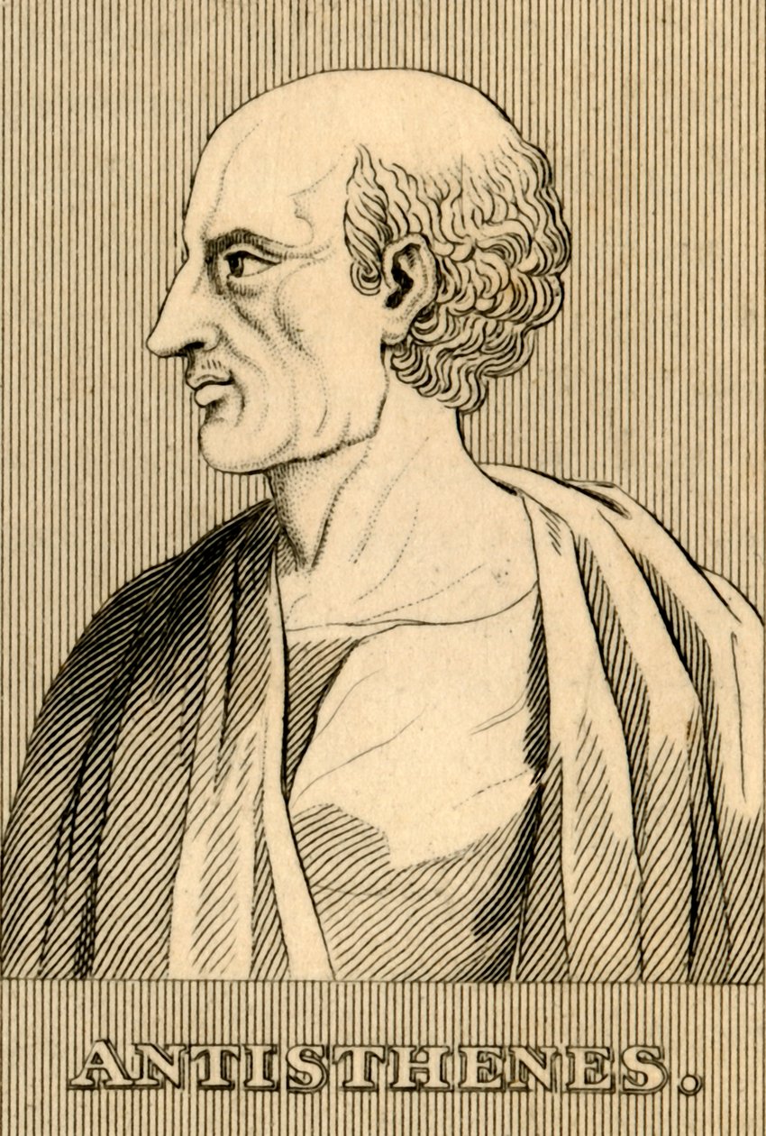 Antístenes, c. 445-365 a.C., 1830 de Unbekannt