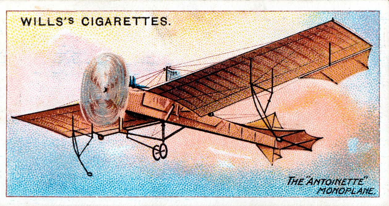 Monoplano Antoinette del aviador francés Hubert Latham, c1910 de Unbekannt