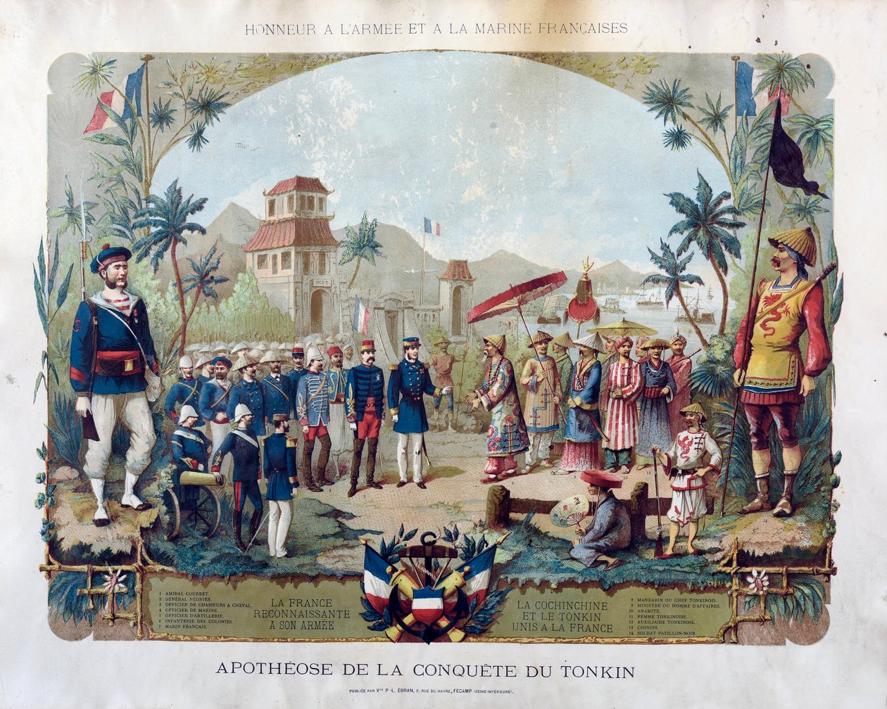 Apoteosis de la conquista de Tonkín, ca 1885 de Unbekannt