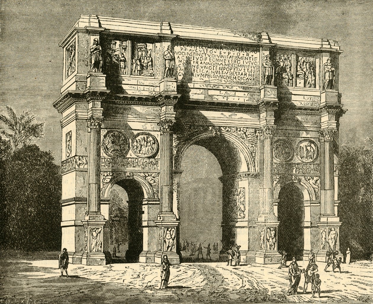 Arco de Constantino, 1890 de Unbekannt