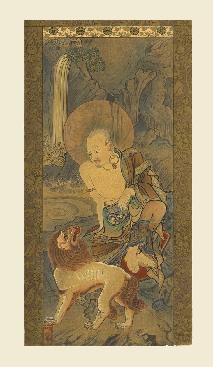 Arhat, japonés, período Kamakura tardío, siglo XIV, 1886 de Unbekannt
