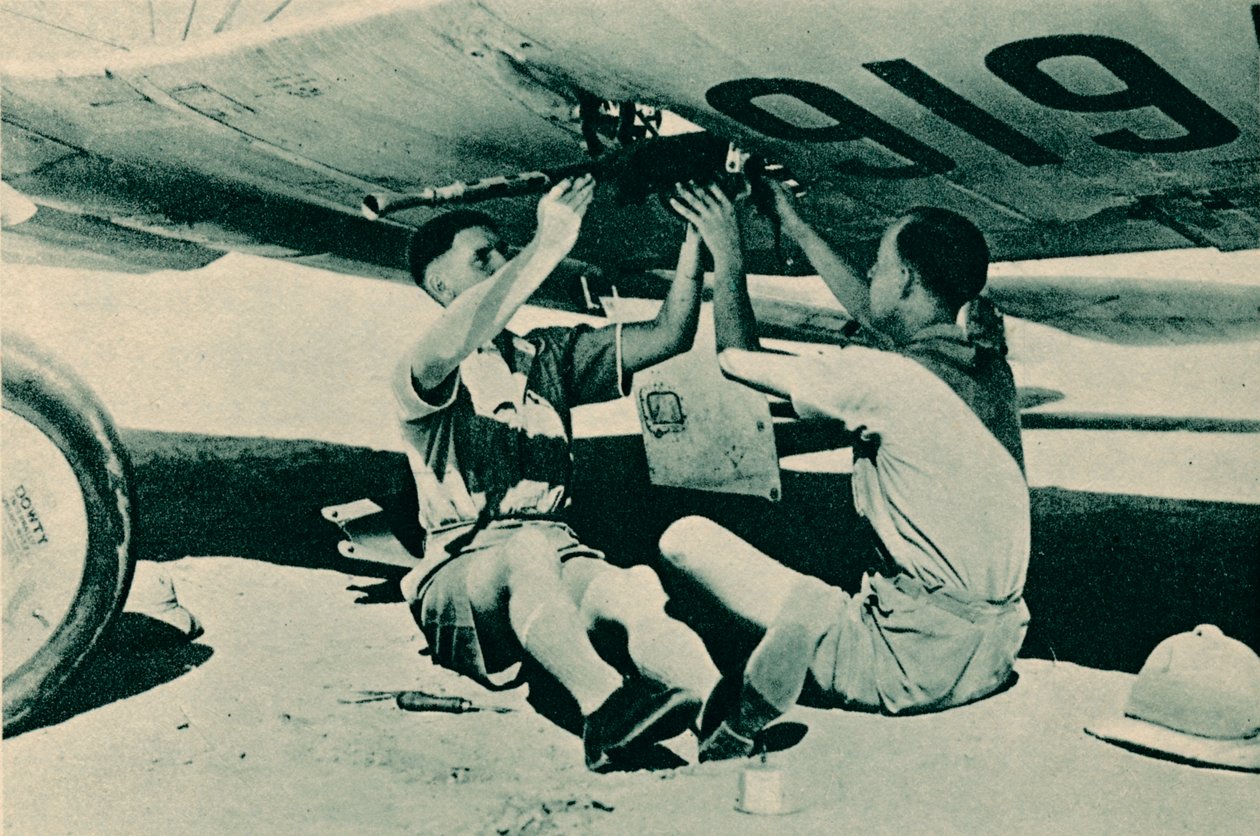 Sección de armamento en trabajo, 1940 de Unbekannt
