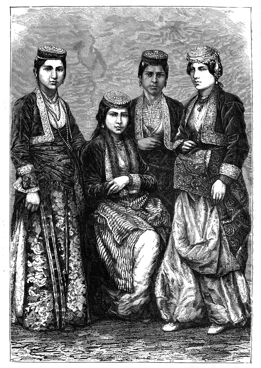 Damas armenias, c. 1890 de Unbekannt