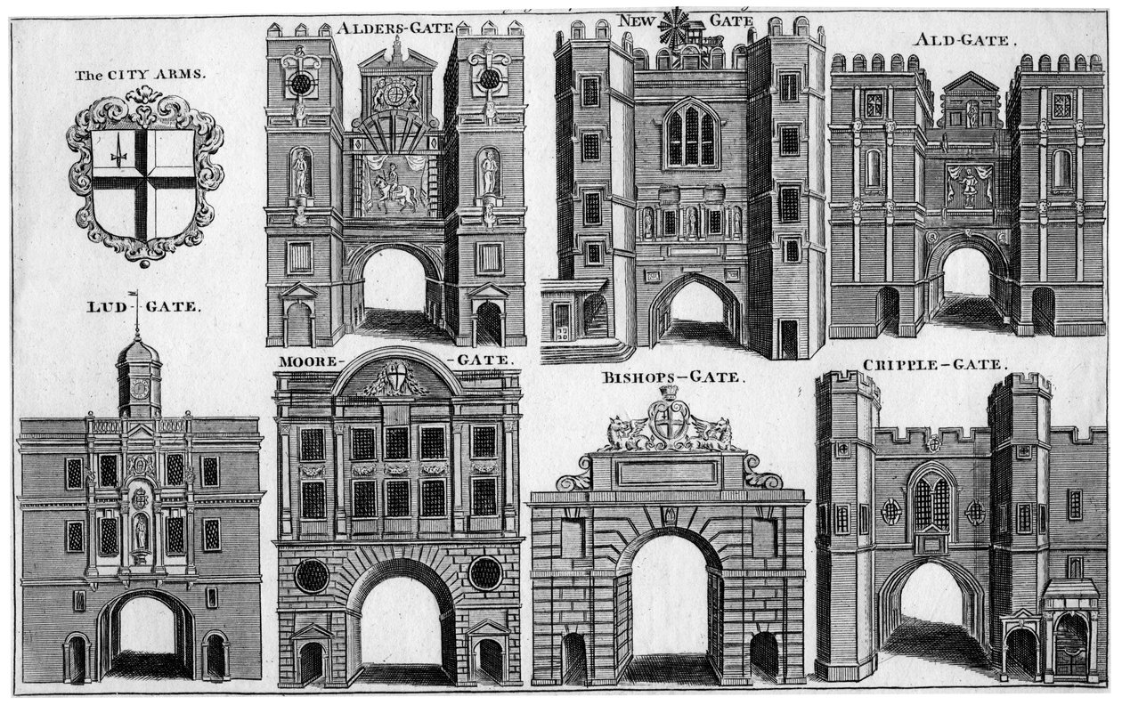 Armas y puertas de la Ciudad de Londres de Unbekannt