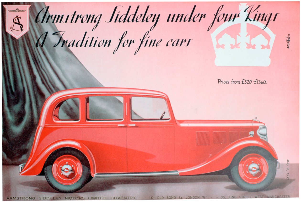 Anuncio de Armstrong Siddeley Motors, 1937 de Unbekannt