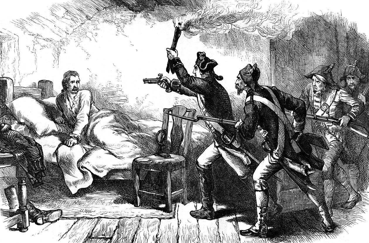 Arresto del General Richard Prescott, 1777 c1880 de Unbekannt