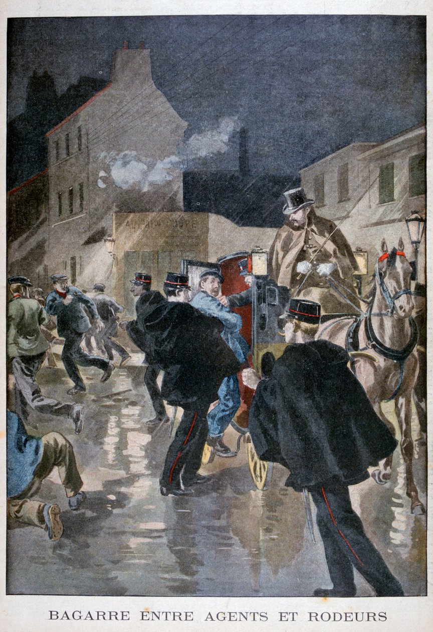 Arrestado por la policía, París, 1900 de Unbekannt